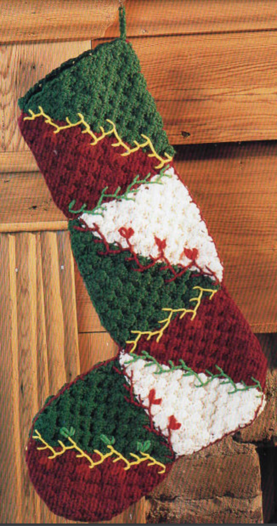 Christmas Stocking Crochet Pattern Holiday Stocking Crochet Pattern PDF ...