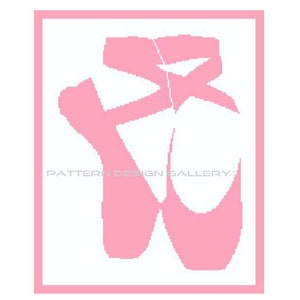Ballettschuhe Graph Häkelanleitung Ballett Spitzenschuhe Afghan Graphgan Häkelanleitung PDF Instant Download