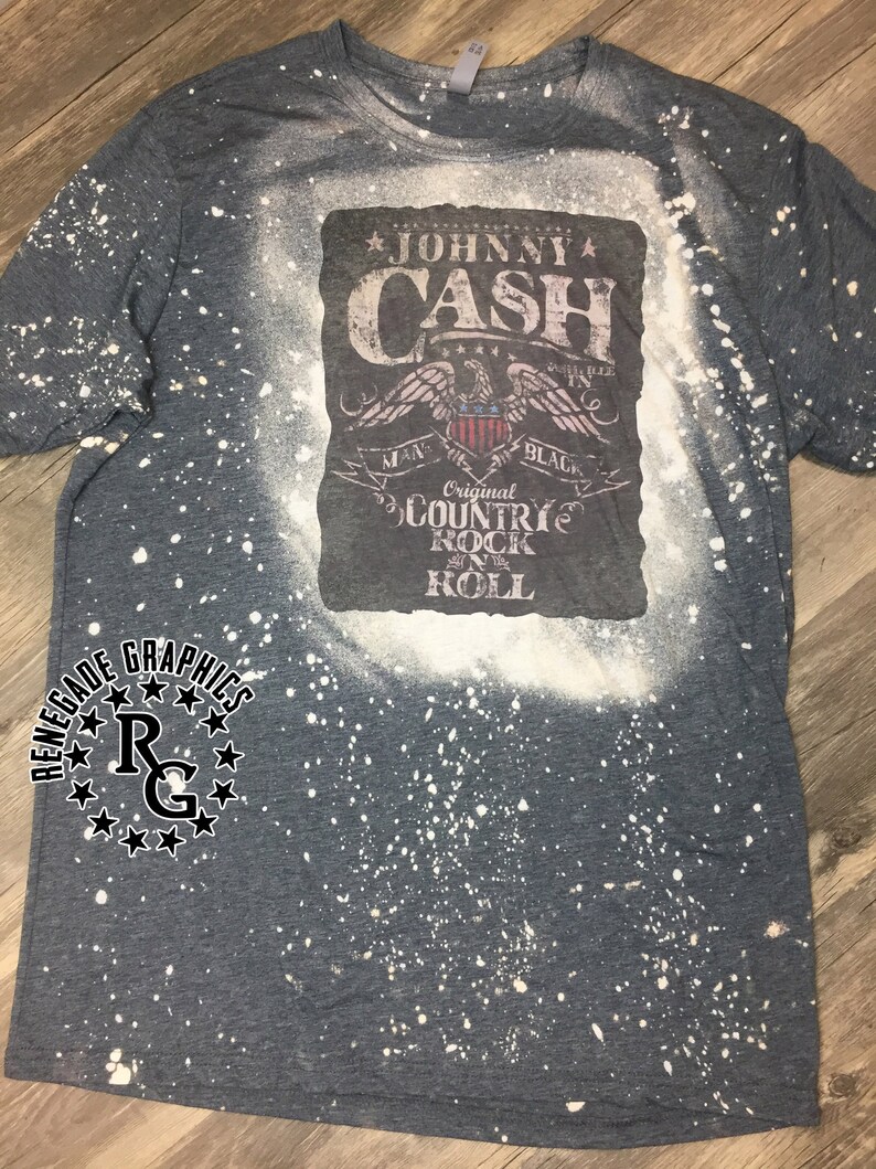 Country Music Band Tees Vintage Bleached Shirt Etsy