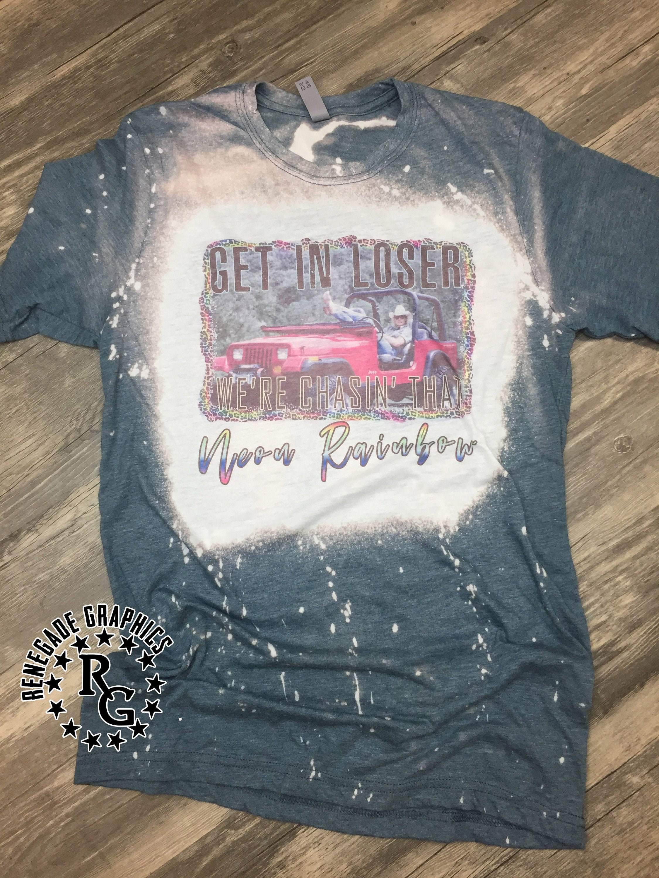 chasing that neon rainbow shirt