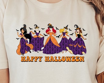 Disney Princesses Halloween Shirt, Halloween Disney World, Disney Witch Shirt, Disney Halloween Shirt, Mickey Halloween Party Shirt