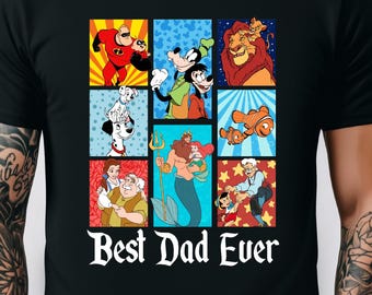 Best Dad Ever Disney Dad Shirt, Cute Disney Dad Shirt, Disneyland Dad Shirt, Disney World Dad Shirt, Disney Shirt For Dad