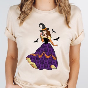 Belle Disney Princess Halloween Shirt, Halloween Disney World, Disney Witch Shirt, Disney Halloween Shirt, Mickey Halloween Party Shirt