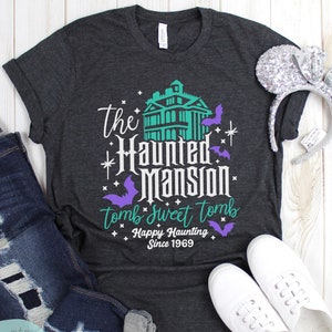 The Haunted Mansion Shirt, Halloween Shirt, Haunted Mansion Shirt, Disney Halloween Shirt, Disney Shirt, Mickey Halloween Party Shirt