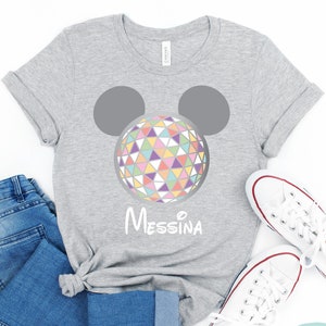 Epcot Disney Personalized Shirt, Colorful Custom Disney Shirt, Epcot Shirt, Disney Family Shirts, Disney Shirt, Epcot Ball Shirt