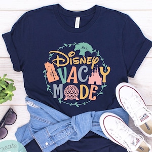 Disney Vacay Mode Shirt, Epcot Shirt, Disney Shirt, Disney Castle Shirt, Retro Shirt, Disney World Shirt, Animal Kingdom Shirt