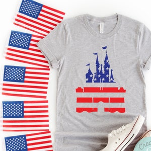 4th Of July CASTLE Shirt, Disney 4th Of July Shirt, Independence Day Disney Shirt, 4th Of July Shirts, Patriotic Disney Shirt