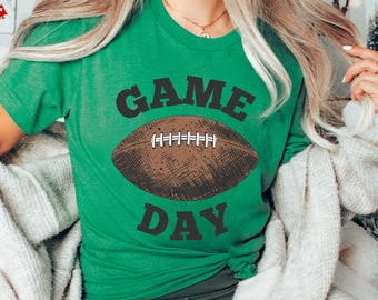 Game Day Football Shirt, Grunge Football Shirt, Gameday Shirt, Football Tee, Unisex Football Game Shirt, Football Season Shirt