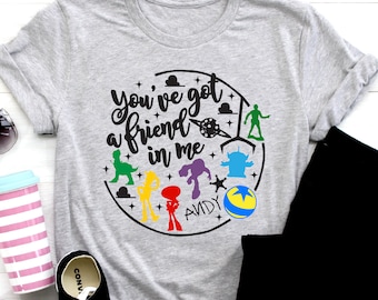 You've Got A Friend In Me Shirt, Woody Shirt, Buzz Light Year Shirt, Toy Story Shirt, Kids Disney Shirt, Disney Shirt, Unisex Disney Shirt