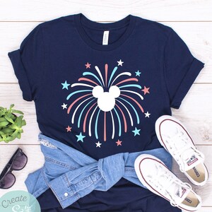 Firework Mickey Shirt, Disney 4th Of July Shirt, Independence Day Disney Shirt, 4th Of July Shirts