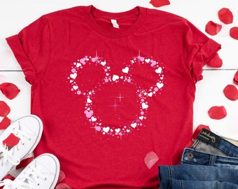 Mickey Minnie Valentine's Day Shirt, Disney Valentine's Shirt, Disneyland Shirt, Kids Disney Shirt, Minnie Shirt, XOXO Disney Shirt