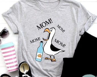Mom Mom Mom Nemo Seagull Shirt, Disney Mom Shirt, Funny Nemo Shirt, Disney Shirt, Disney World Shirt, Epcot Shirt, Funny Disney Mom Shirt