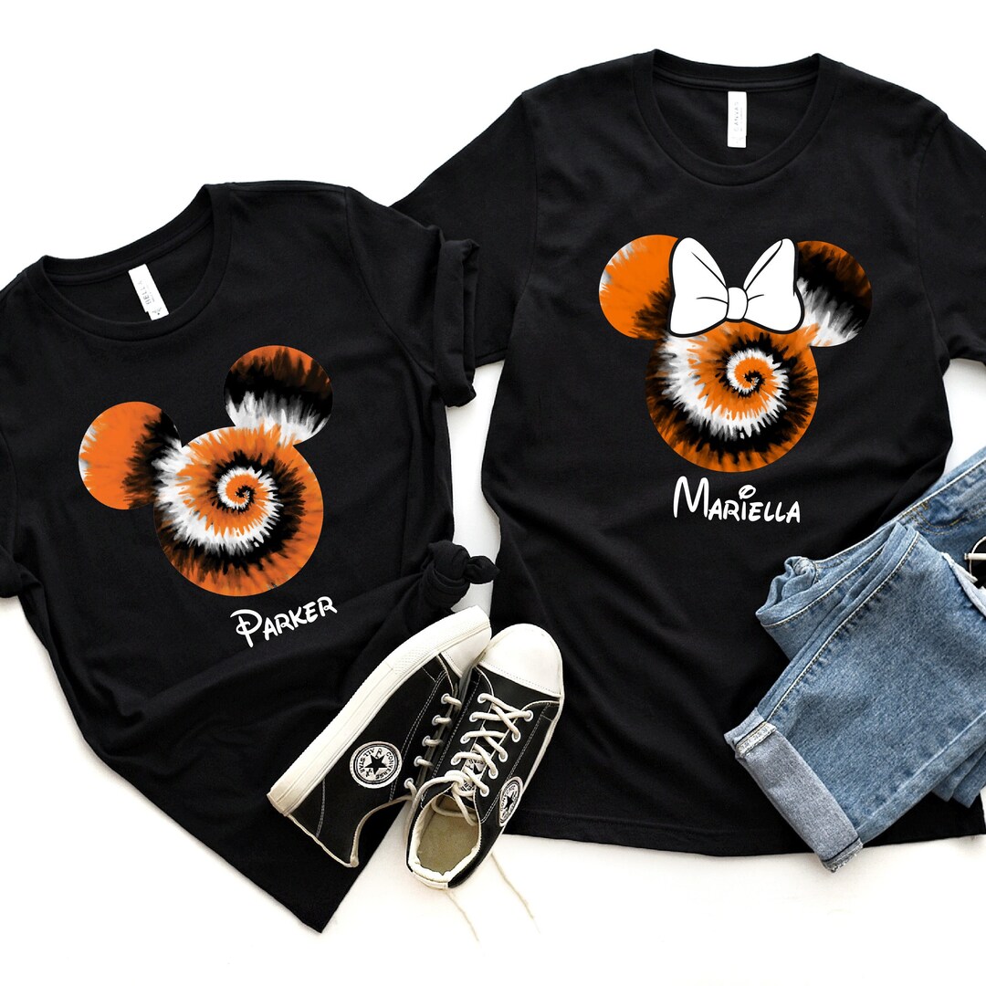 Disney Halloween Tie Dye Shirt, Tie Dye Disney Shirt, Halloween Disney ...