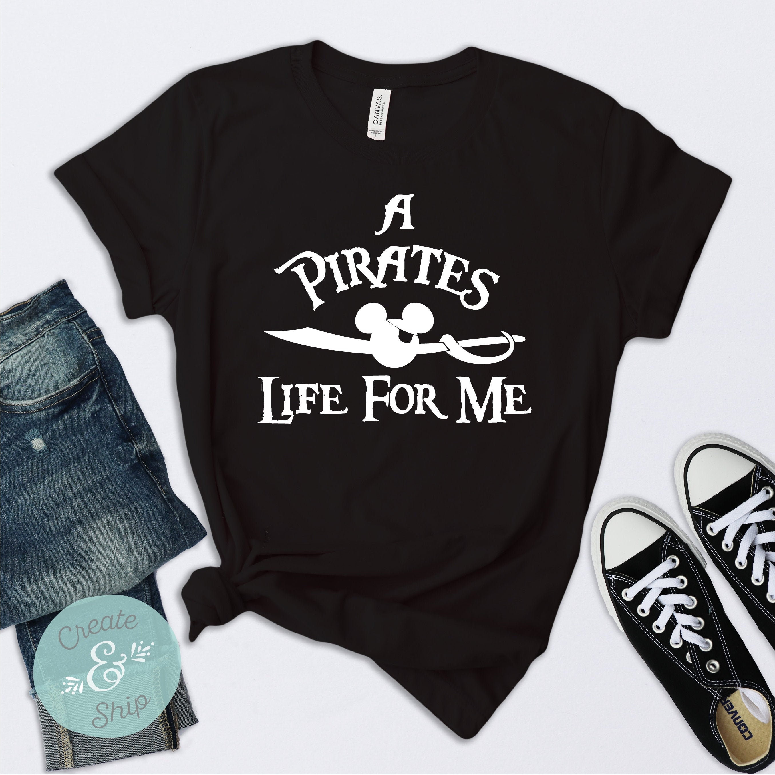 Discover A Pirates Life For Me Shirt, Disneyland Shirt, Pirates Of The Caribbean Shirt, Kids Disney Shirt, Disney Shirts