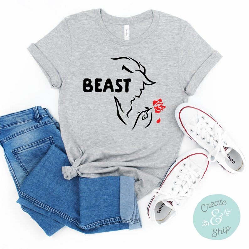 etsy beauty and the beast shirt
