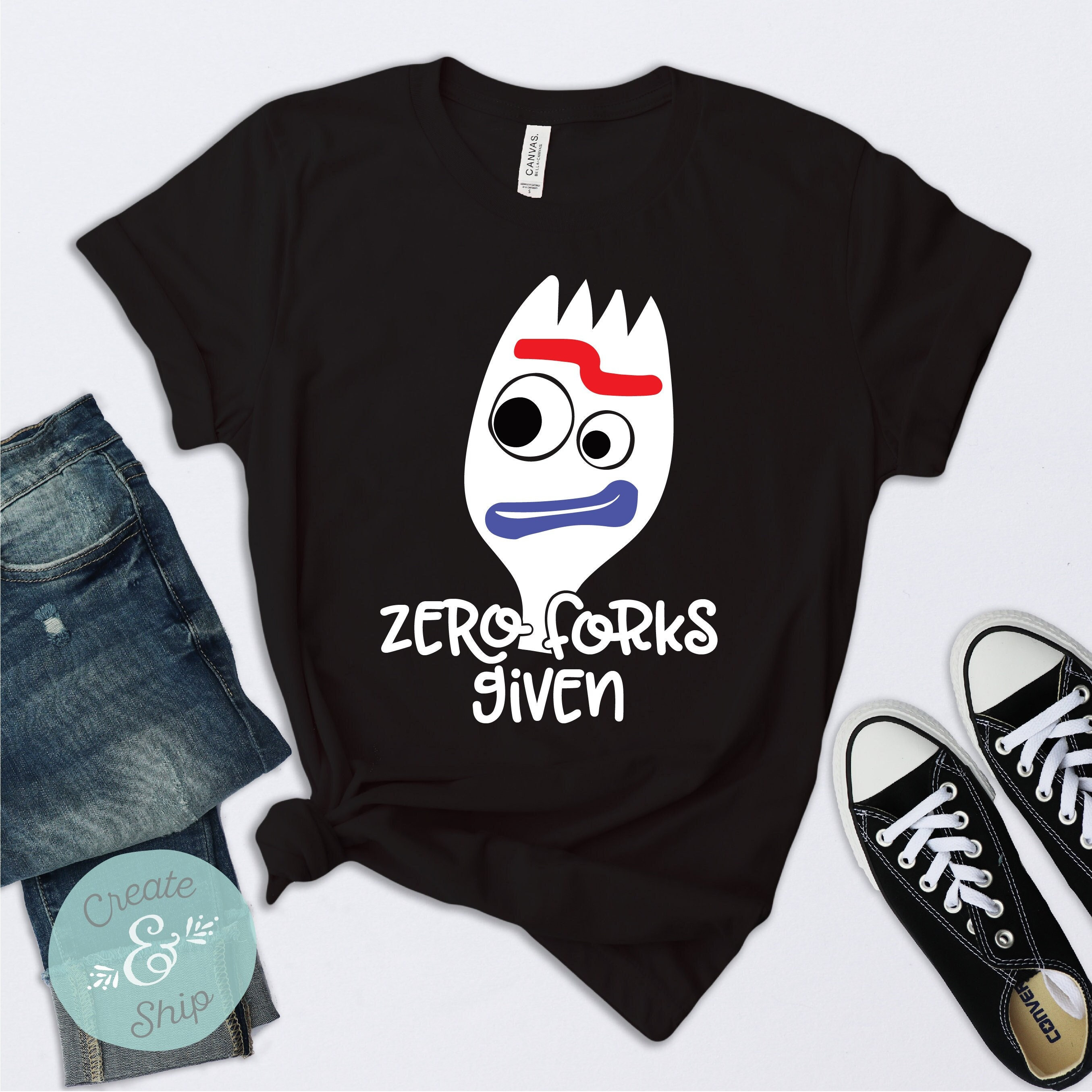 Forky SVG, Toy Story Files, Cricut Files, Layered Cut, Woody and Buzz, Zero  Forks Given, for Shirts, Decals 