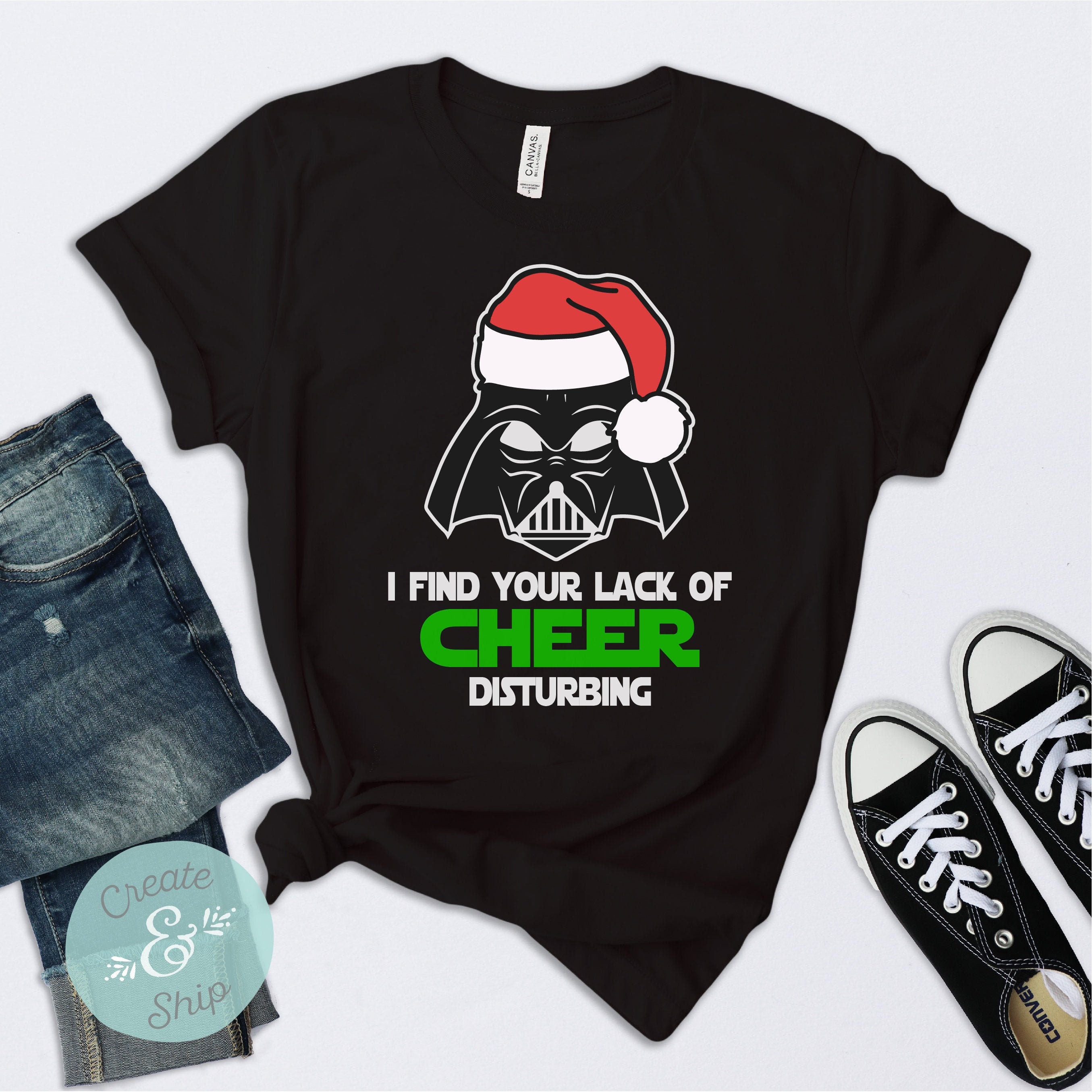 I Find Your Lack Of Cheer Disturbing Shirt Disney Christmas | Etsy