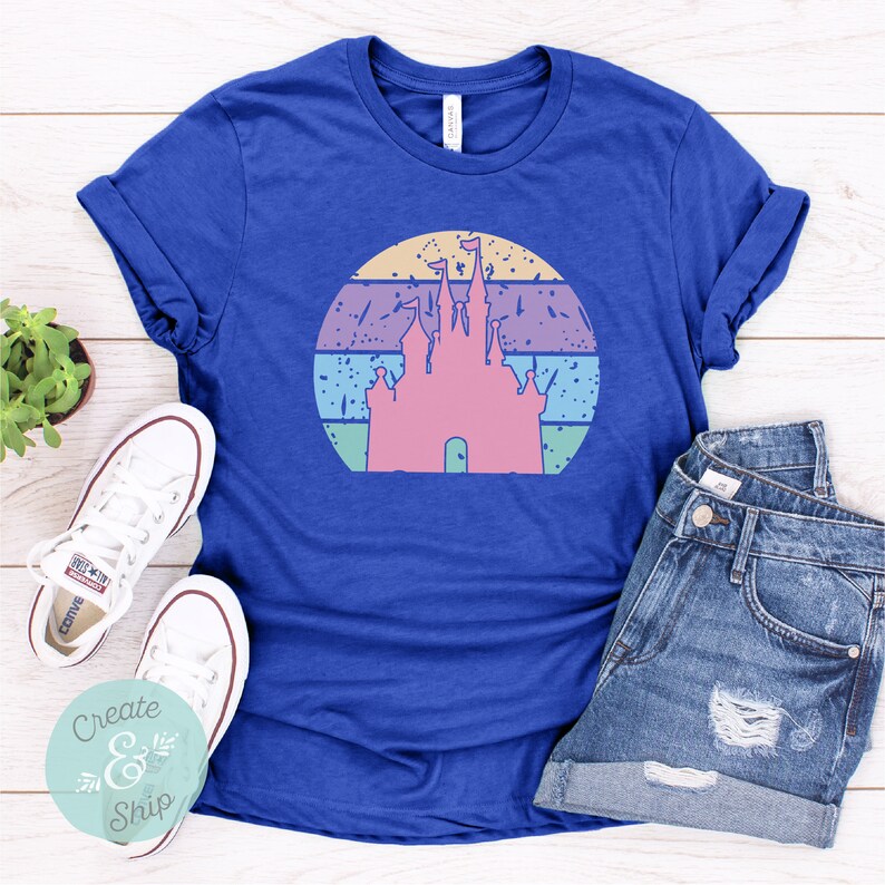 disney cake castle shirt