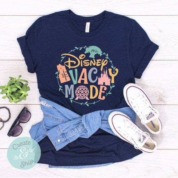 Disney Vacay Mode Shirt, Epcot Shirt, Disney Shirt, Disney Castle