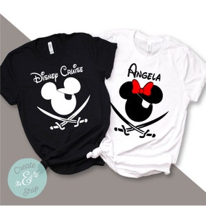 Disney Cruise Shirt, Mickey Pirate Shirt, Custom Disney Shirt, Disney Pirate Shirt, Disney Family Shirt, Personalized Disney Shirts