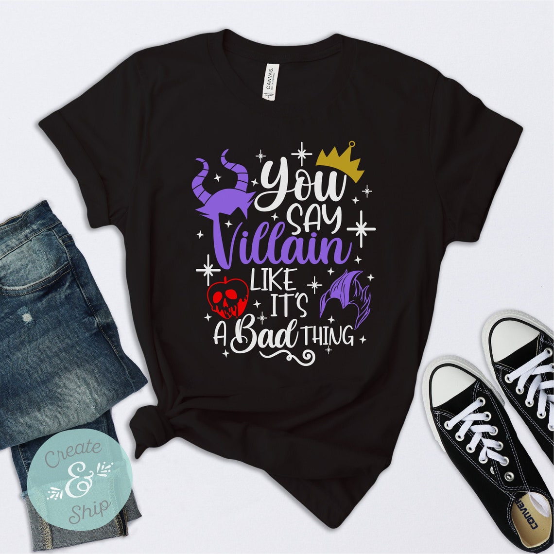 You Say Villain Like It's A Bad Thing Shirt Halloween Etsy