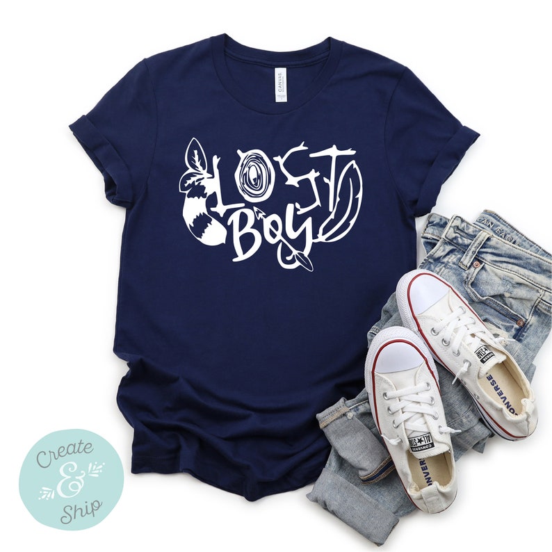 Lost Boy Shirt, Disney Shirt, Peter Pan Shirt, Lost Boys Shirt, Disneyland Shirt, Hook Shirt, Unisex Disney Shirt, Youth Disney Shirt image 1