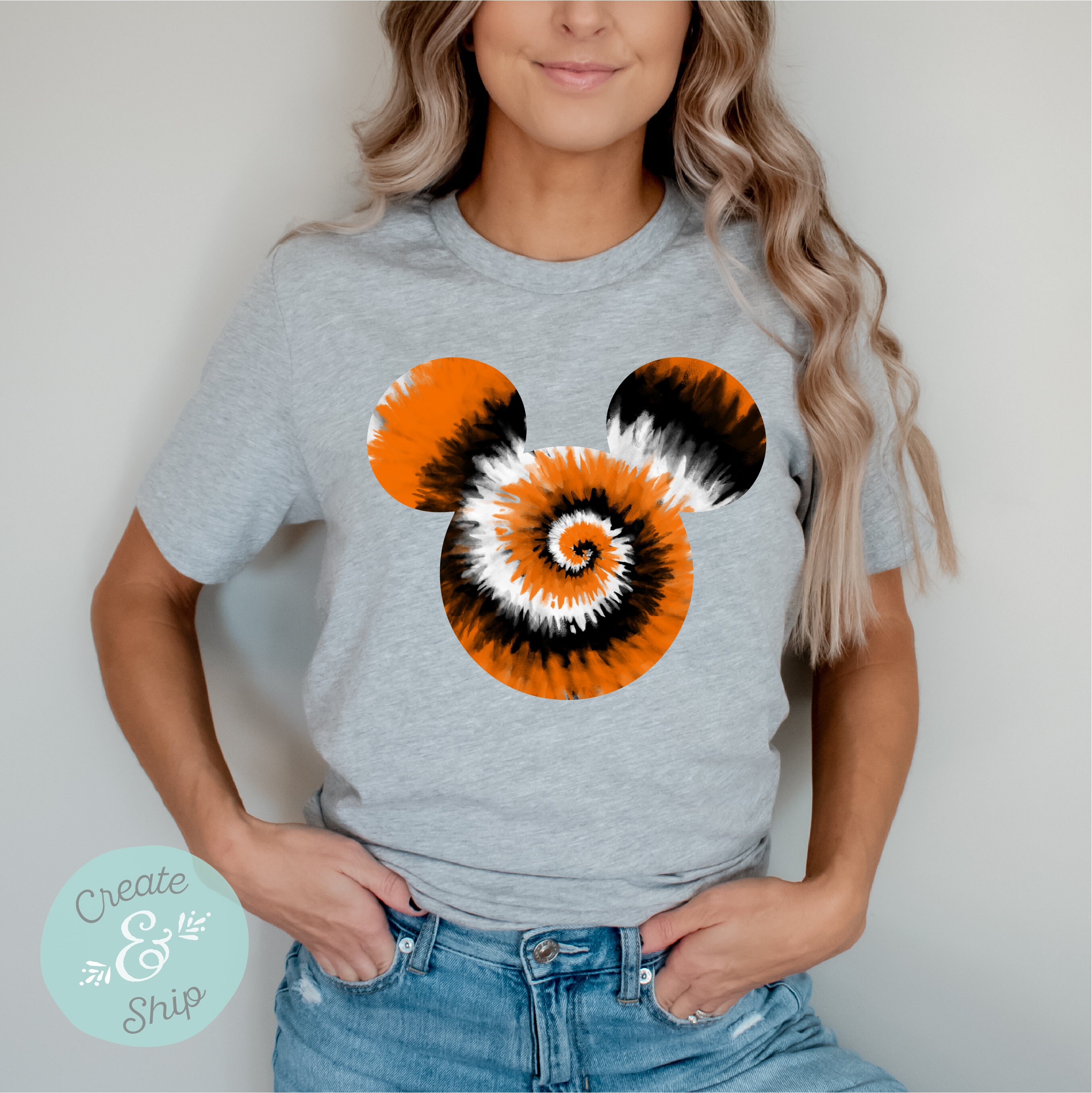 Disney Halloween Tie Dye Shirt Tie Dye Disney Shirt - Etsy