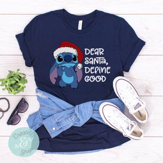 Lilo & Stitch Girl's Good Vibes Happy Stitch T-Shirt Red