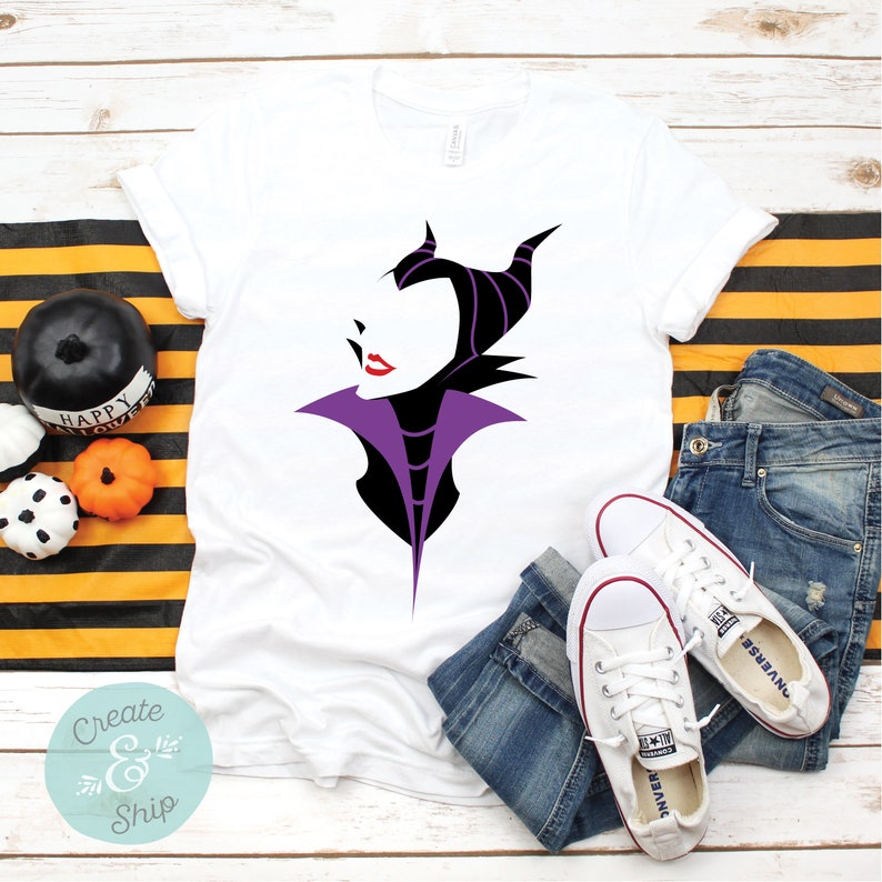 Disney Villain Shirt, Maleficent Shirt, Ursula Shirt, Disney Family Shirts, Disney Group Shirts, Evil Queen Shirt, Villain Silhouette Shirt image 7