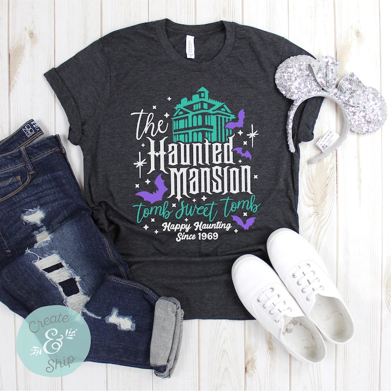The Haunted Mansion Shirt Halloween Shirt Haunted Mansion Etsy