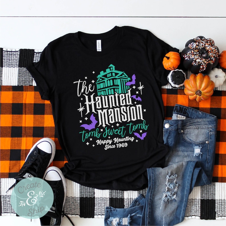 The Haunted Mansion Shirt Halloween Shirt Haunted Mansion Etsy