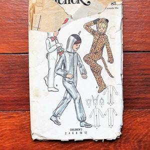 Butterick 6295 - Kids Halloween Costume - 70s Vintage Sewing Pattern