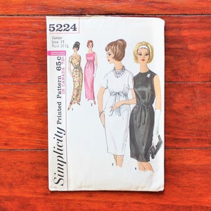 Simplicity 5224 - Empire - Evening Dress - 60s Vintage Sewing Pattern