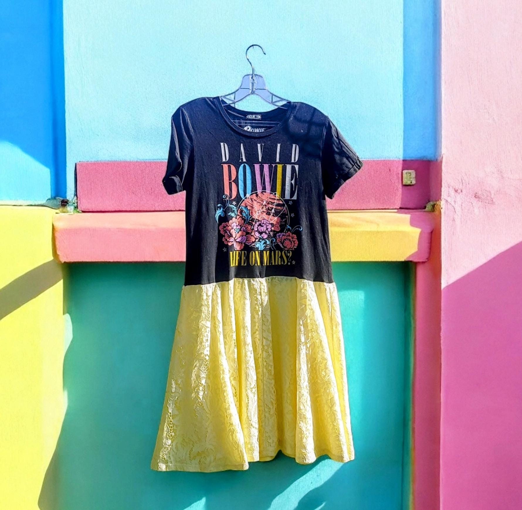 david bowie t shirt dress The Bowie t-shirt dress by Reclaimed Vintage