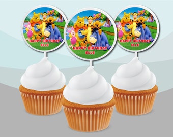 Cake Design Patisserie Figurines De Gateau Fantaisie Winnie L Ourson Comestible Gateau Cupcake Toppers Decorations Anniversaire Ours Decorations Figurines