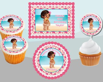 Papier De Riz Cupcake Decoration Gateau Tops 24 Rapunzel Raiponce Gaufrette