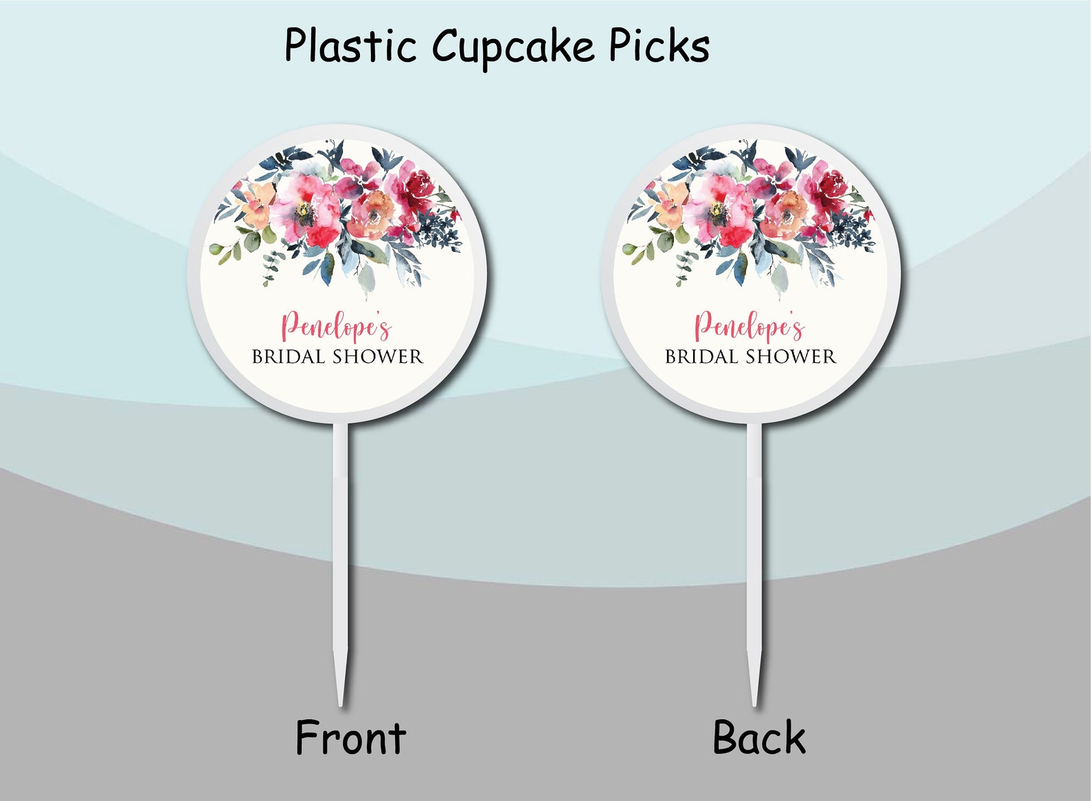 Hermoso jardín rosa melocotón acuarela floral flor cumpleaños | Etsy