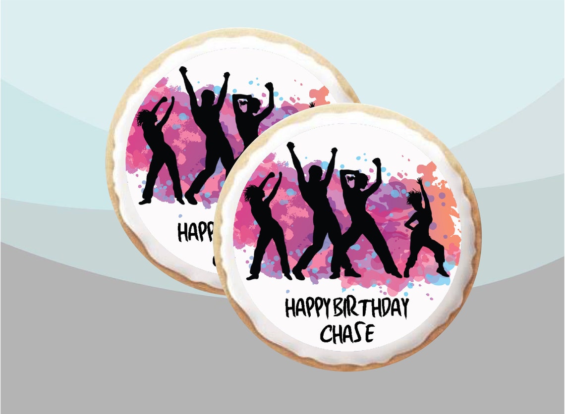 Zumba Edible Cake Topper For Birthday or Baby Shower Party Etsy