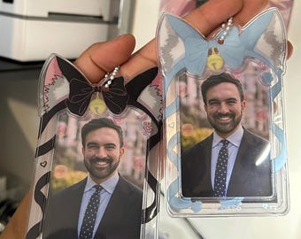 Zohran Mamdani Photocard Holder – Kpop Cat Style