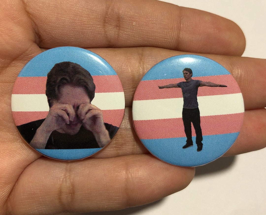 Jerma985 Jerma Twitch Streamer Transgender Flag Meme Pins Trans Rights ...