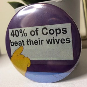 The Simpsons 40% van de agenten 2,25 inch pin knop