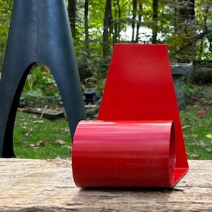 Bookend Modern 1960s Mid Century Modern Coiled Steel Bookend Scroll England