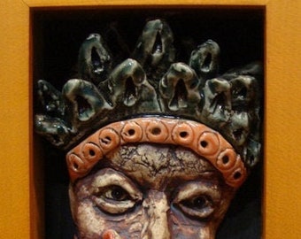 Leslie Hagen Ceramic Wall Mask