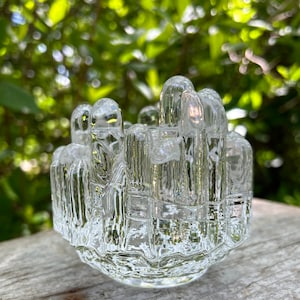 Kosta Boda Polar Hurricane - Göran Wärff design - Glass Candle holder