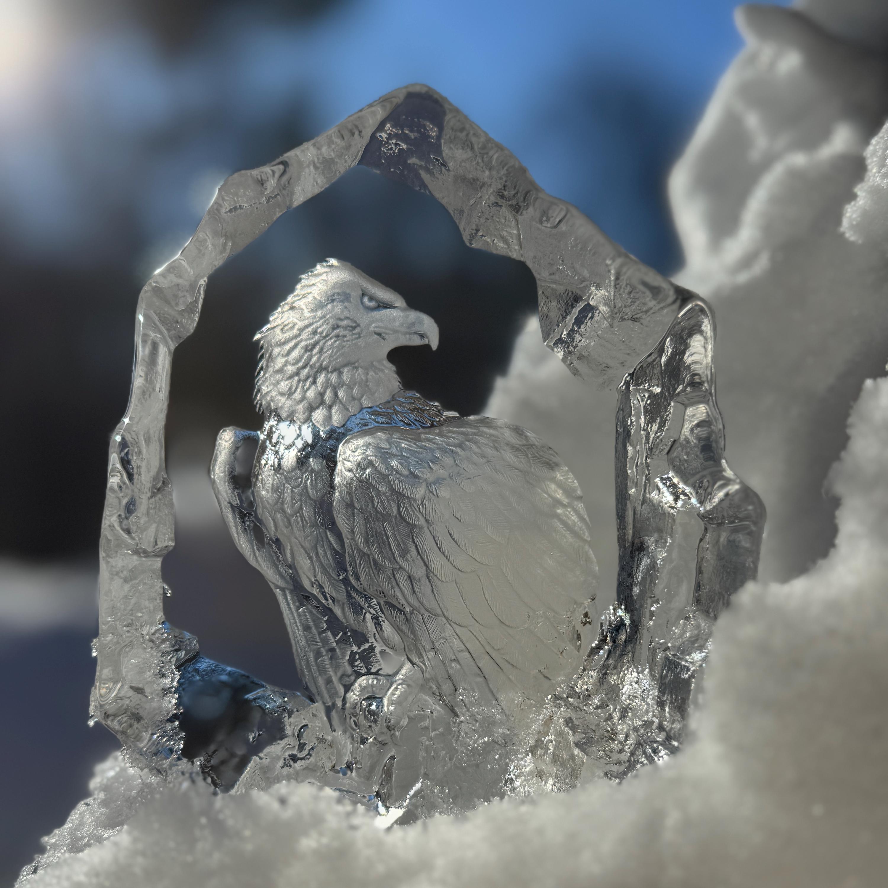 Steuben Crystal Eagle - Etsy