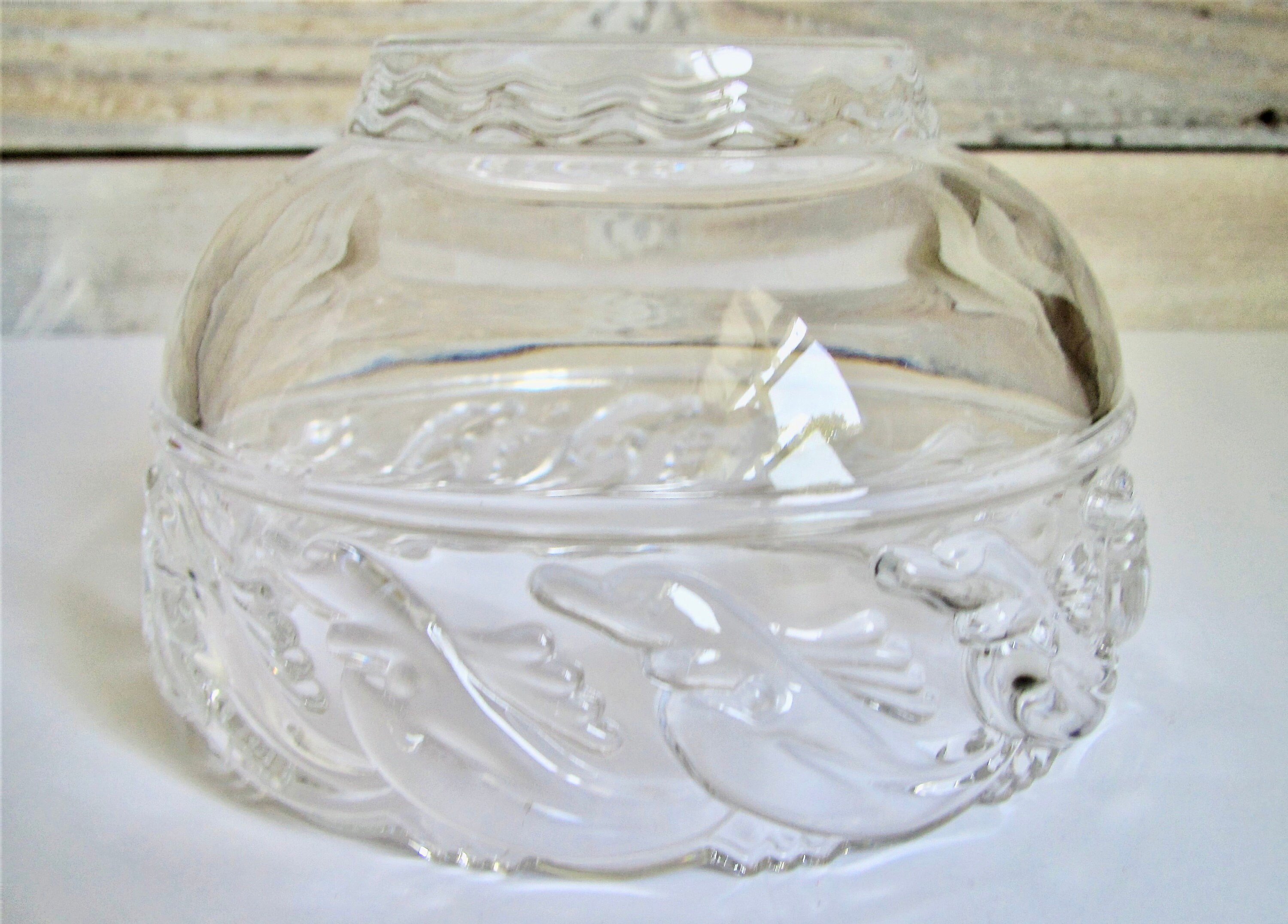 Tiffany Crystal Dolphin Bowl - Etsy