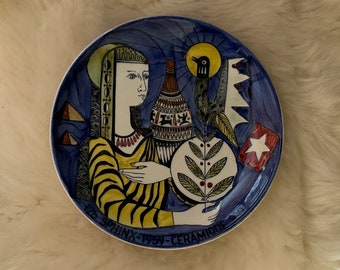 Toine Corstjens (Antoine), Danish, Abstract Plate