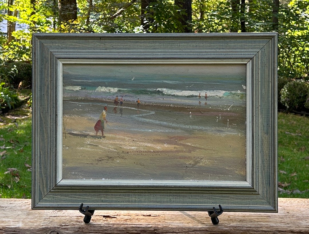 Wayne Morrell Rockport 1968 Oil on Board Northshore Artist Etsy