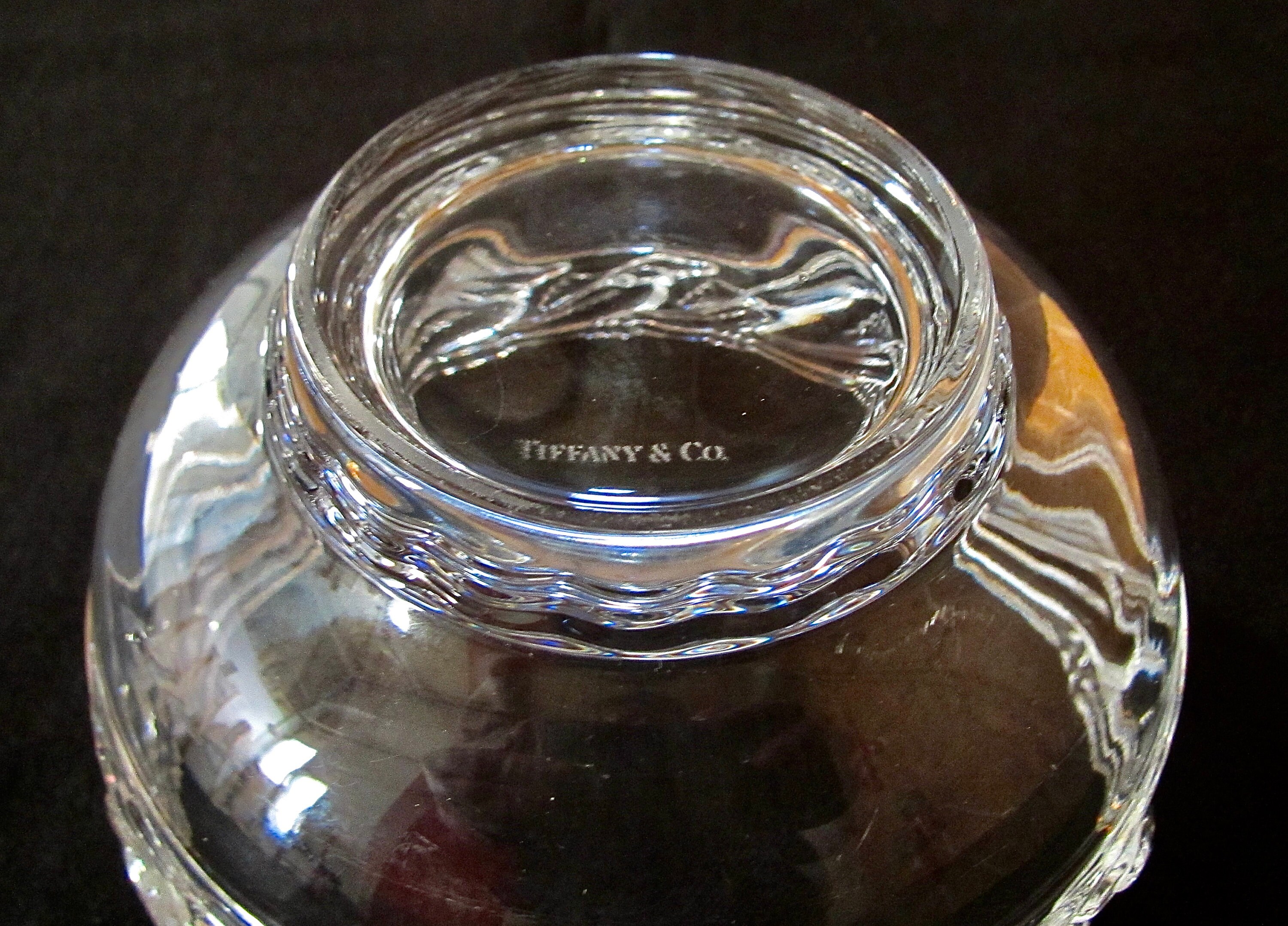 Tiffany Crystal Dolphin Bowl - Etsy