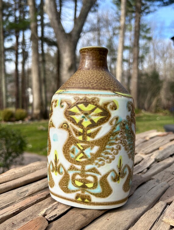 Royal Copenhagen BACA flower base brown